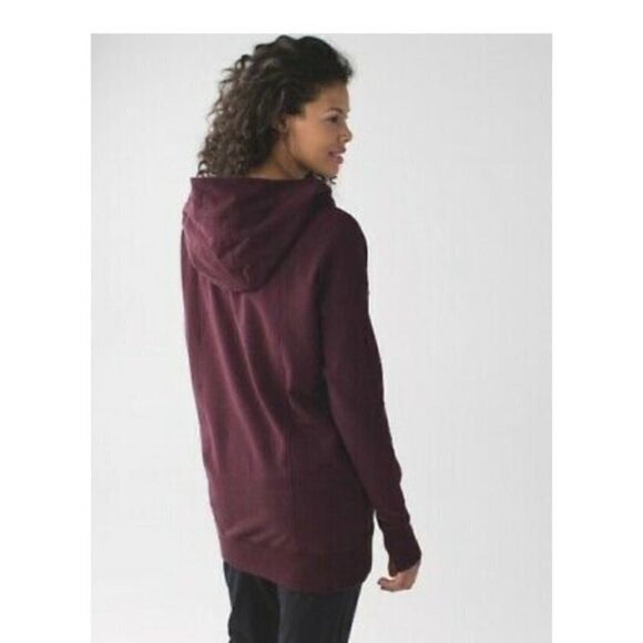 Lululemon wrap up jacket size 6 Heathered Bordeaux Drama - Picture 2 of 11